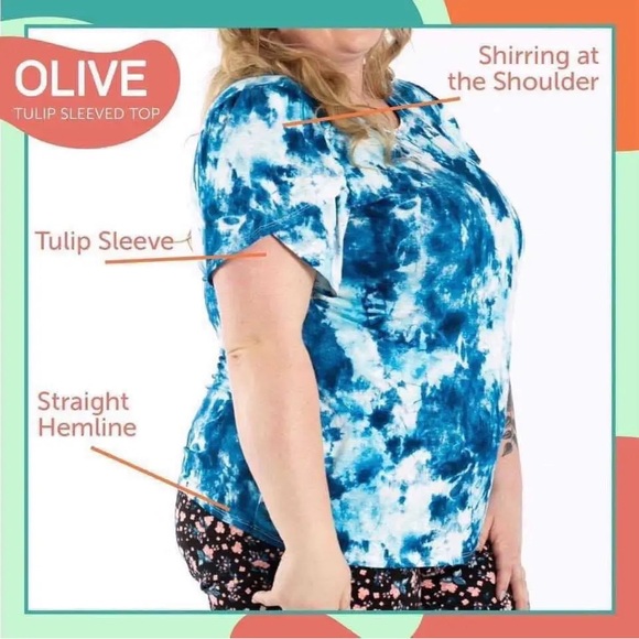 Lularoe Olive top - Picture 6 of 9